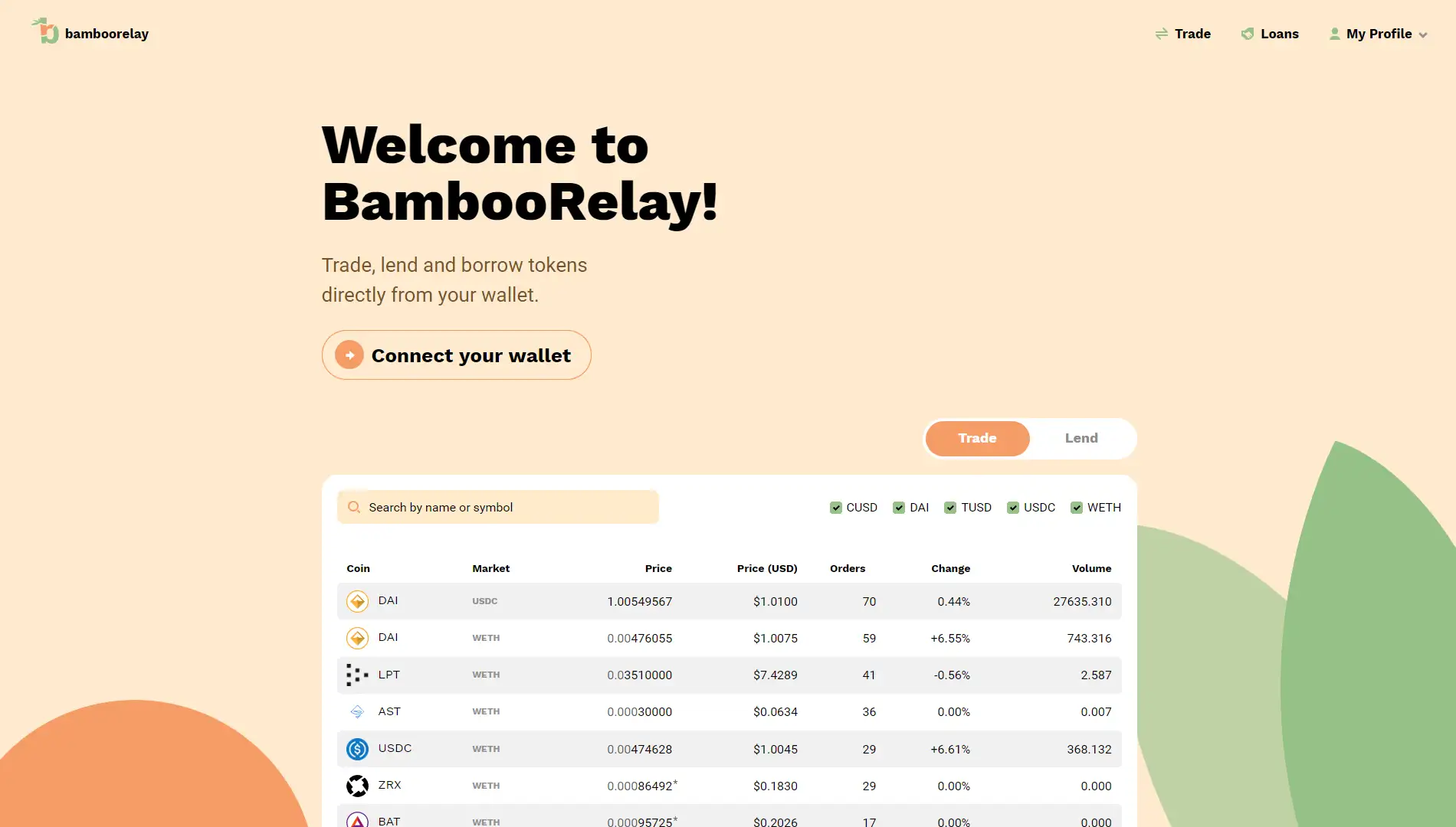 Bamboo Relay