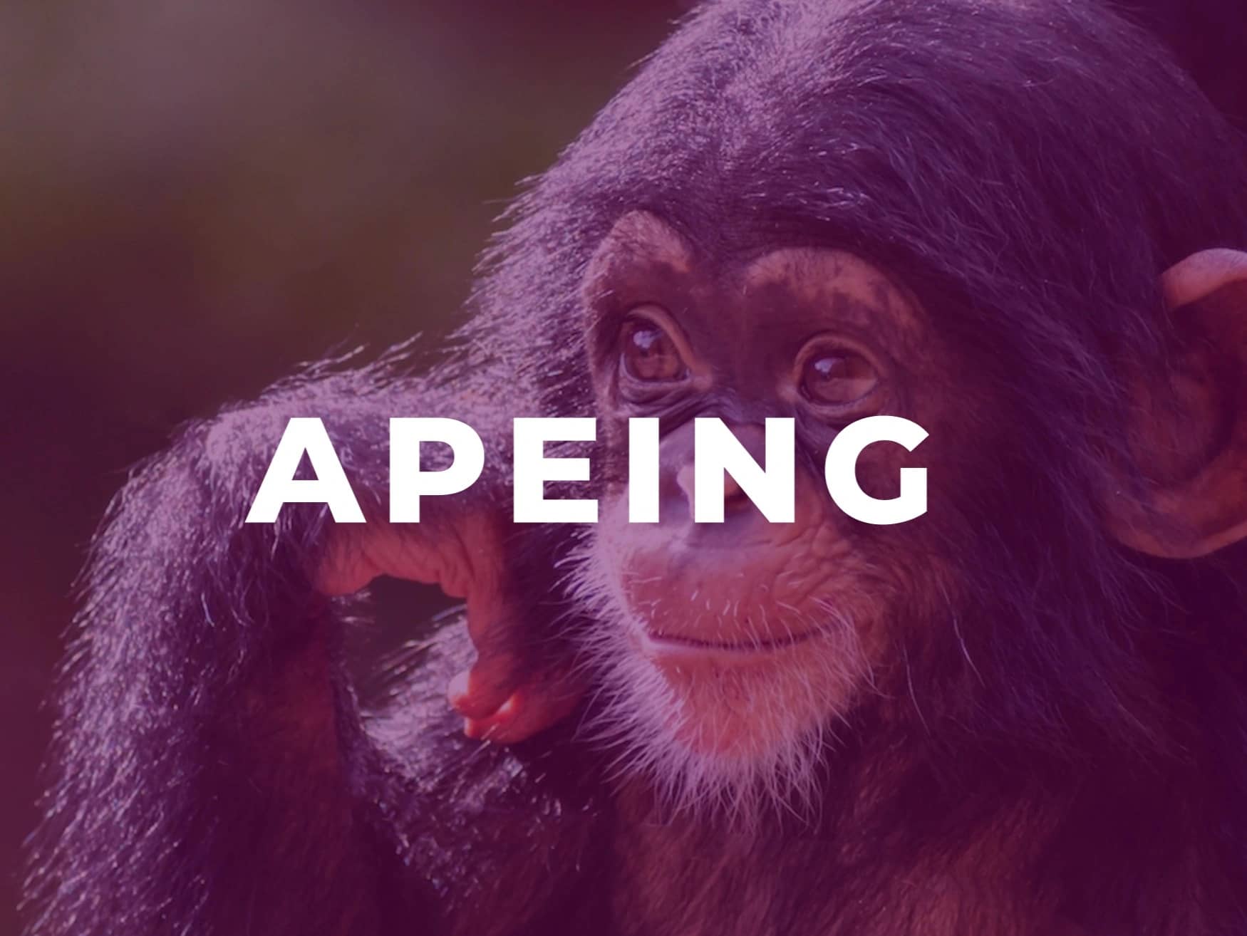 Featured image for Apeing