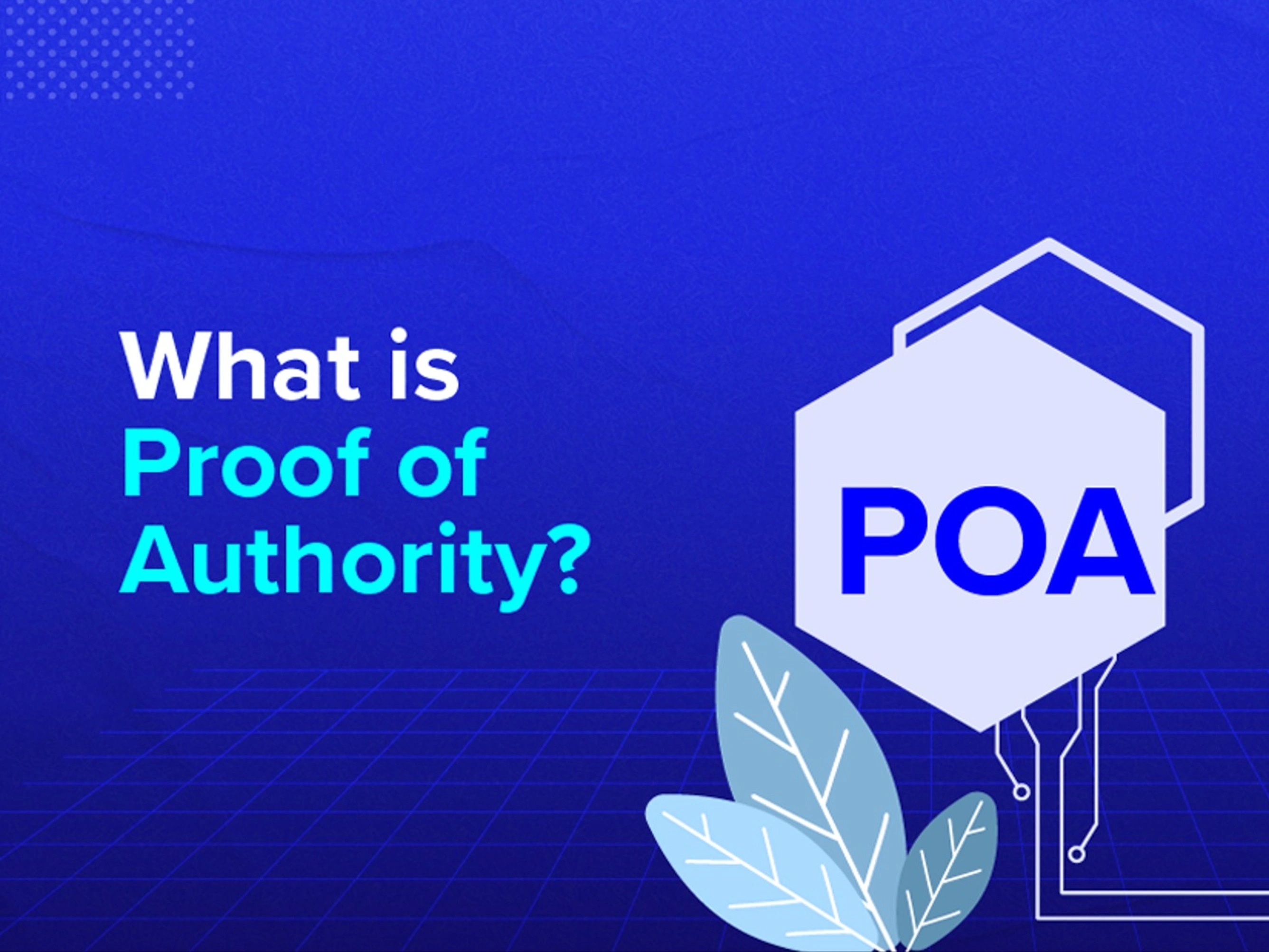 Proof of Authority (PoA)