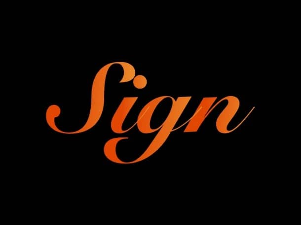 Sign