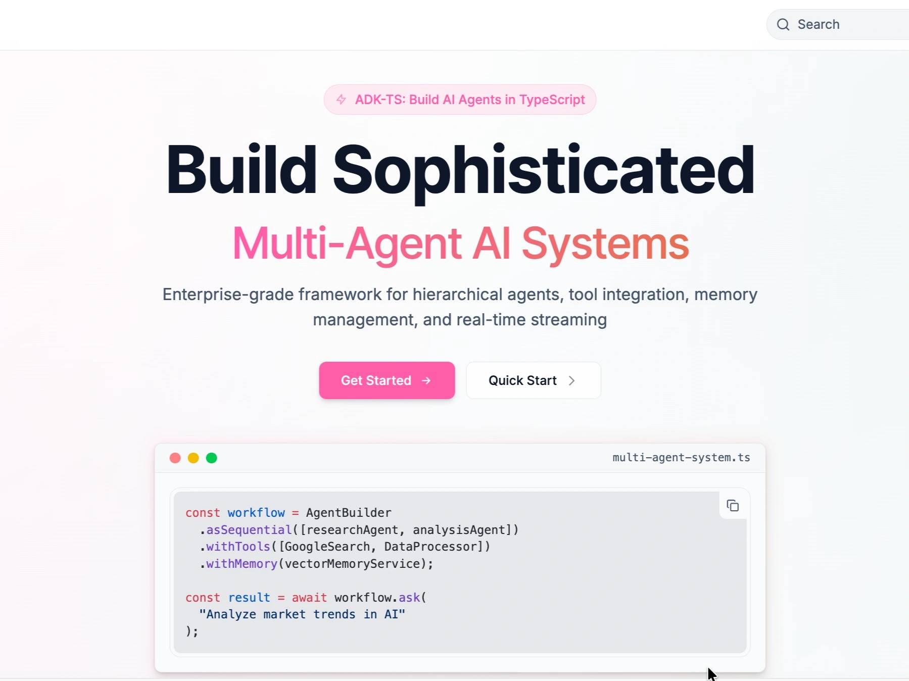 ADK for TypeScript