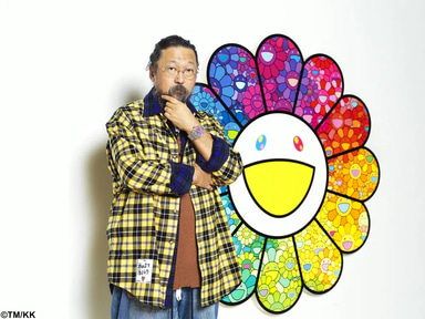 takashi murakami launches first-ever NFT — 108 variations of his signature  flowers