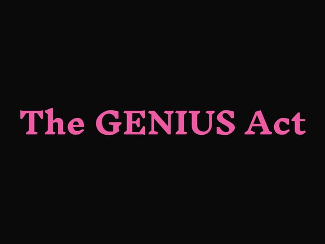 GENIUS Act