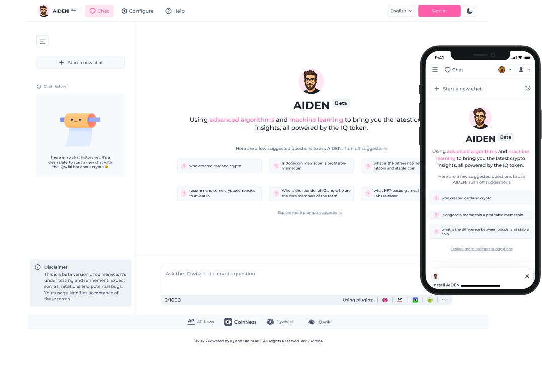 AIDEN interface demonstration